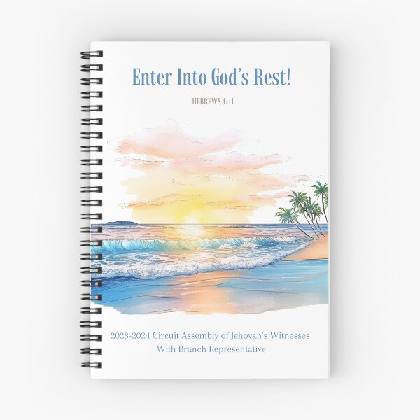 Item preview, Enter Into God’s Rest! 2023-2024 Circuit Assembly Notebook,  designed and sold by Kishaprints.