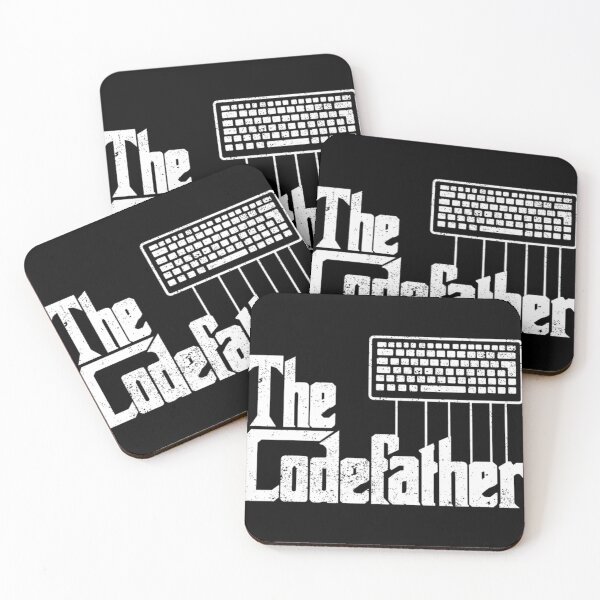 Item preview, Funny Programmer Dad Gift The Codefather Vintage Coder designed and sold by Streanin.