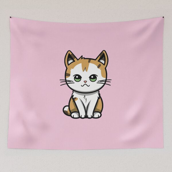 Item preview, Whiskered Charm: Adorable Calico Cat Artistry designed and sold by AlienSkinEyes.