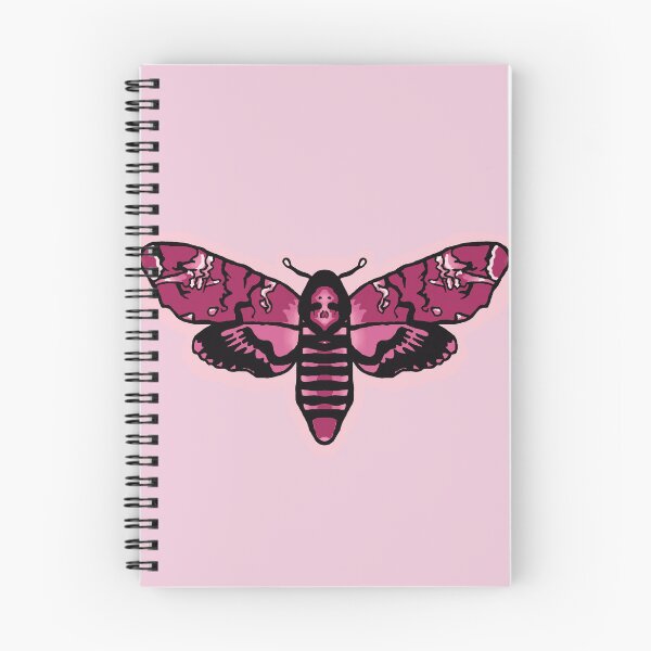 Item preview, Pretty in Pink deaths heads moth designed and sold by Phoebedeeart.
