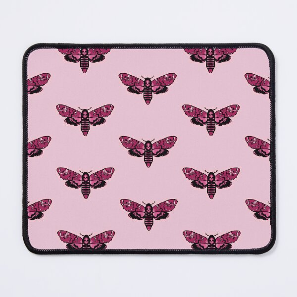 Item preview, Pretty in Pink deaths heads moth designed and sold by Phoebedeeart.