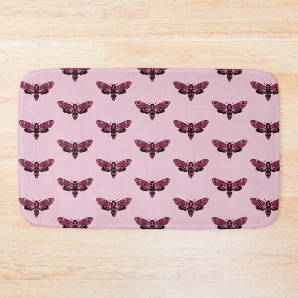 Item preview, Pretty in Pink deaths heads moth designed and sold by Phoebedeeart.