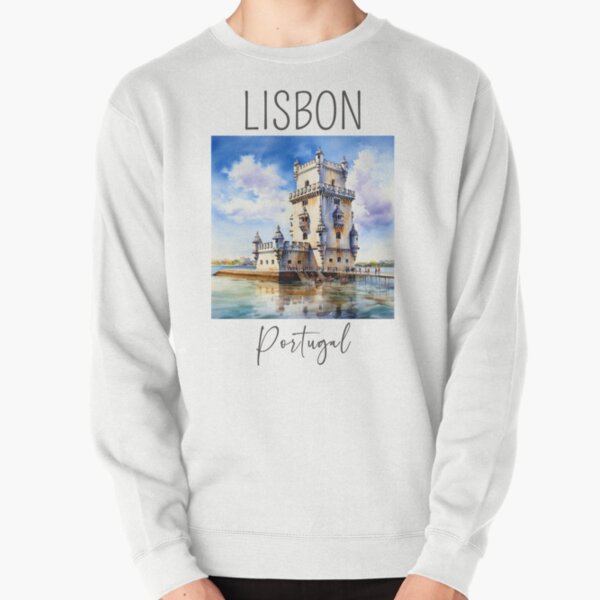 Aperçu de l'œuvre Une aquarelle de la Tour de Belem à Lisbonne - Portugal créée et vendue par Sketch-Shack.