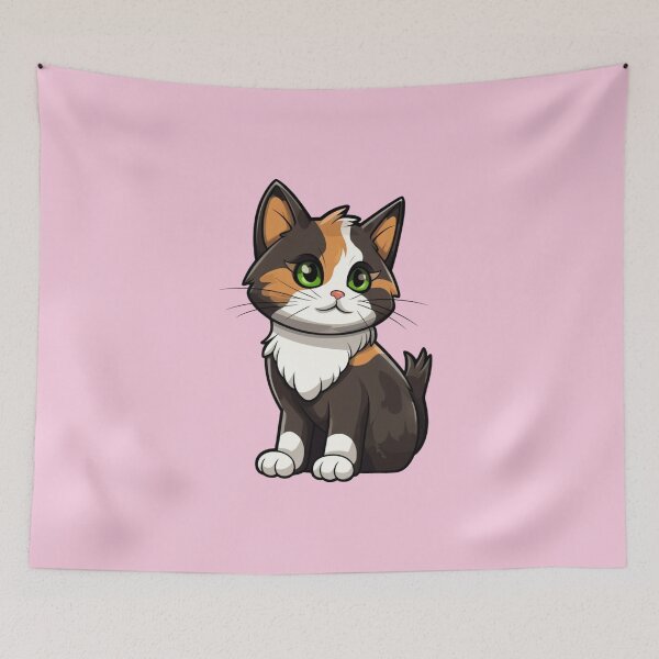 Item preview, Whiskered Charm: Adorable Calico Cat Artistry designed and sold by AlienSkinEyes.
