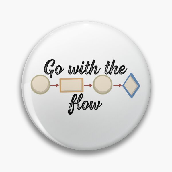 Item preview, Go with the flow designed and sold by Quick Brown Fox Canada.
