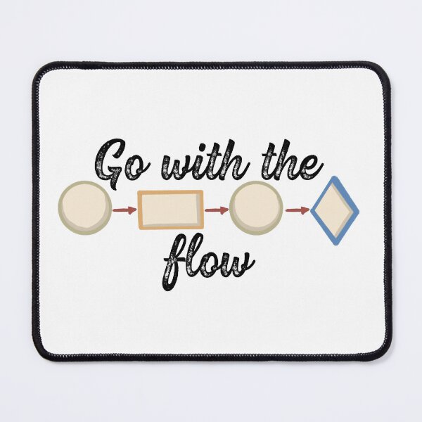 Item preview, Go with the flow designed and sold by Quick Brown Fox Canada.