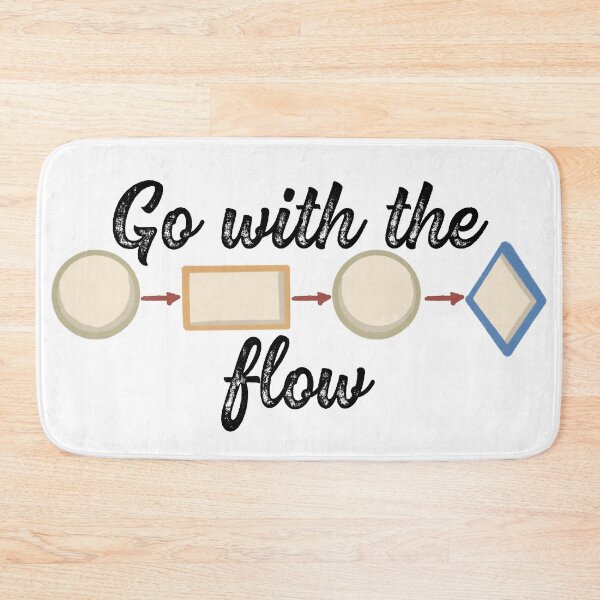Item preview, Go with the flow designed and sold by Quick Brown Fox Canada.