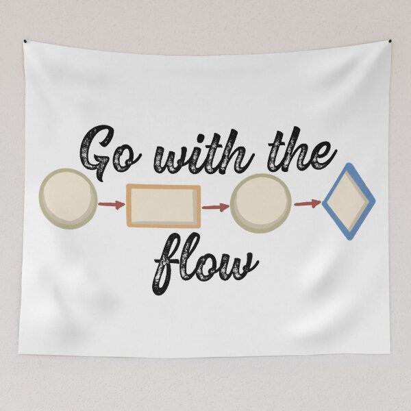 Item preview, Go with the flow designed and sold by Quick Brown Fox Canada.