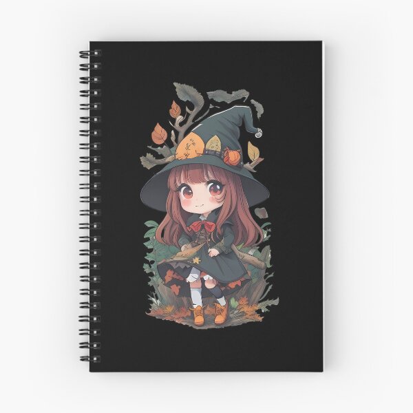 Item preview, Cute anime autumn witch designed and sold by twisted-dot.