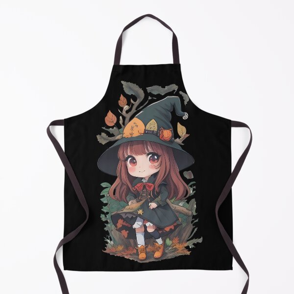 Item preview, Cute anime autumn witch designed and sold by twisted-dot.