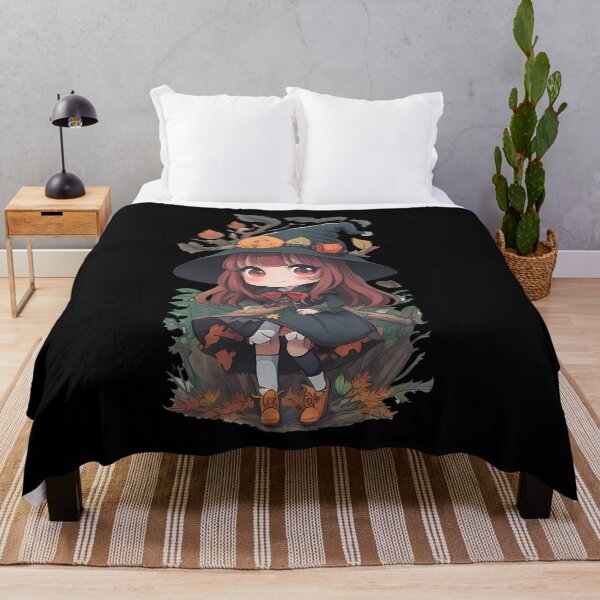 Item preview, Cute anime autumn witch designed and sold by twisted-dot.