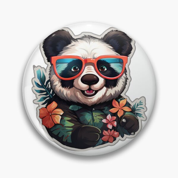 Item preview, Cool and kawaii Panda Sticker designed and sold by EnigmaStitcher.