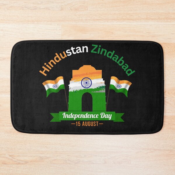 Item preview,  Indian Flag, Independence Day,  Long Live India, Hindustan Zindabad, Indian Patriotism, Victory to India, Indian Pride designed and sold by Right-UR.