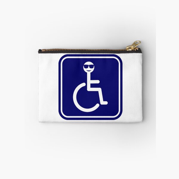 Item preview, Disabled Blue Badge with Cool face emoji designed and sold by Sue Davie.