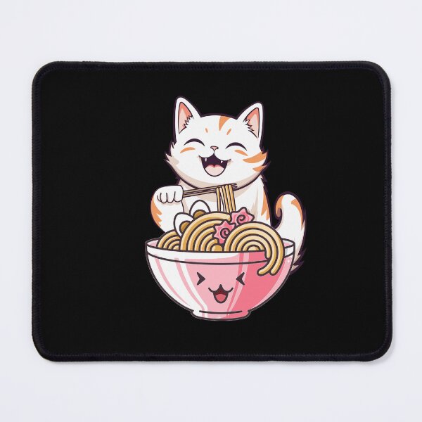 Item preview, CAT EATING RAMEN designed and sold by Danicus666.