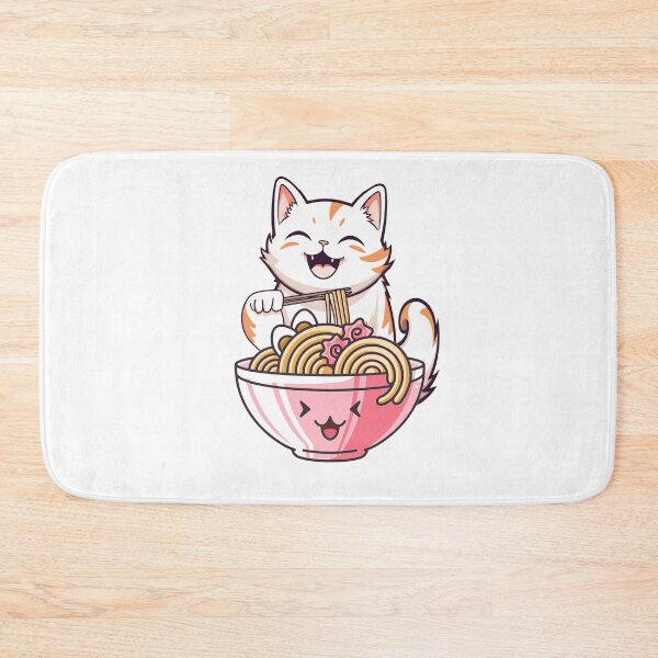 Item preview, CAT EATING RAMEN designed and sold by Danicus666.