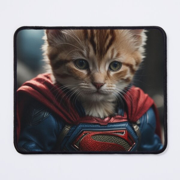 Item preview, SuperKitten: an adorable kitten dressed up as a superhero designed and sold by Gilby-Designs.