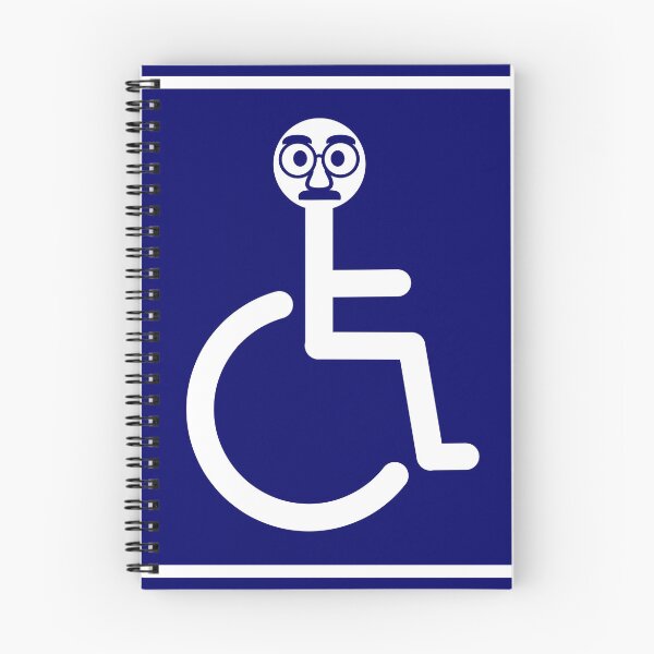 Item preview, Disabled Blue Badge with disguised face emoji designed and sold by Sue Davie.