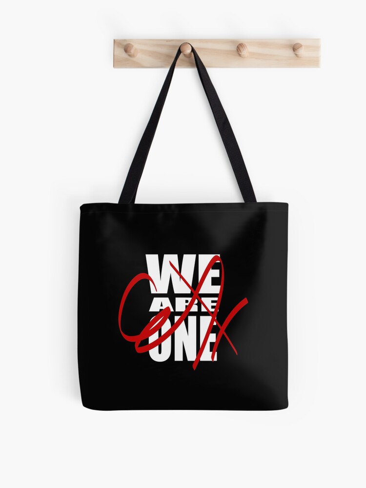 Thumbnail 1 of 2, Tote Bag, We Are One (in white) designed and sold by ANGELSONLY.