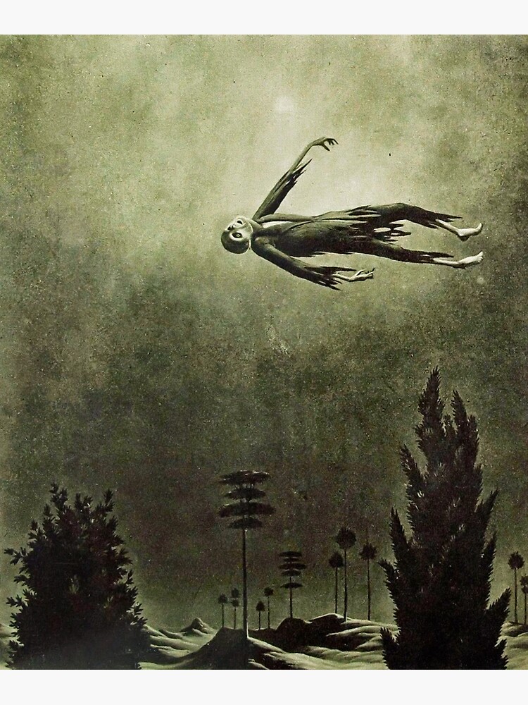 Ghost over the trees, by Franz Sedlacek