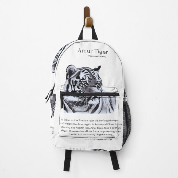 Item preview, Amur Tiger Face - Endangered Species designed and sold by IguaranDesign.