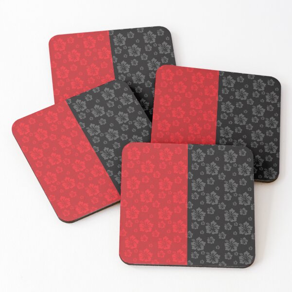 Item preview, Red And Black Color Halves designed and sold by PatternTitan.