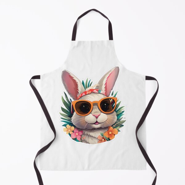 Item preview, Cool, kawaii and funny Bunny Rabbit Sticker designed and sold by EnigmaStitcher.