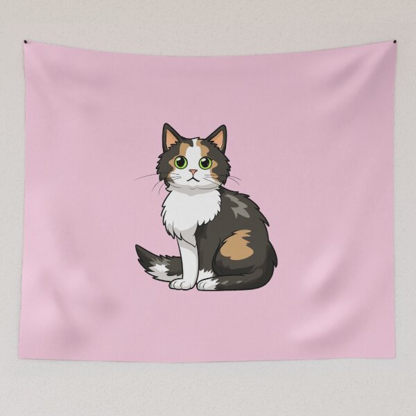 Item preview, Whiskered Charm: Adorable Calico Cat Artistry designed and sold by AlienSkinEyes.
