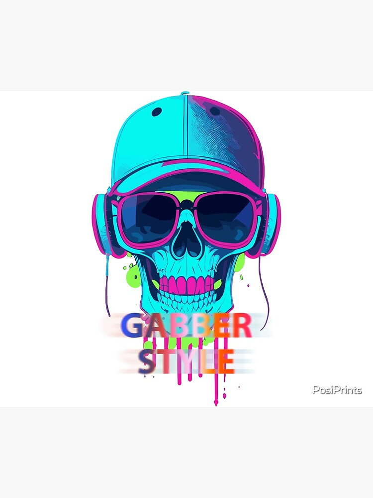 Gabber Style Hardcore Apparel for Hardcore Fans Art Print