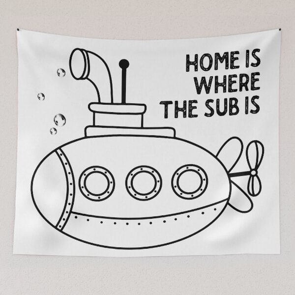 Item preview, Submarine Lover Gift: Home Is Where The Sub Is designed and sold by kcaandwu.