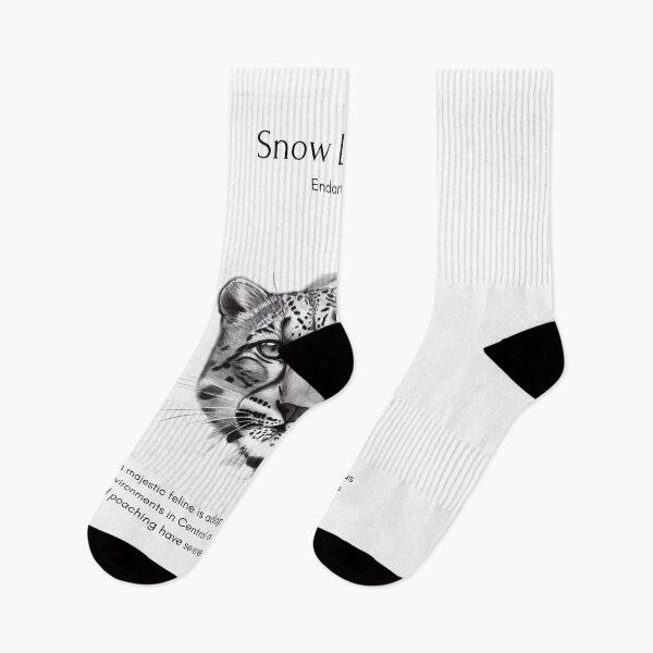 Item preview, Snow Leopard Face - Endangered Species designed and sold by IguaranDesign.