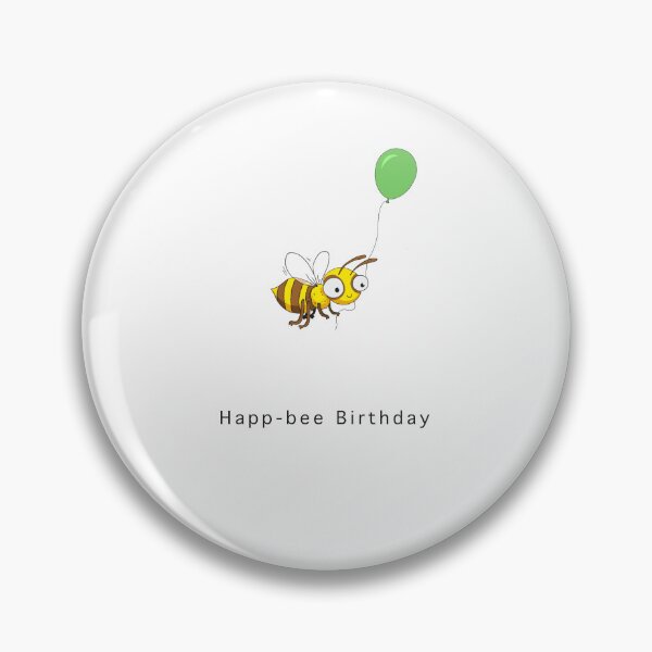 Artikelvorschau, Alles Gute zum Geburtstag, Happ-Bee-Geburtstagskarte, Geburtstagskarte entworfen und verkauft von By The Moon.