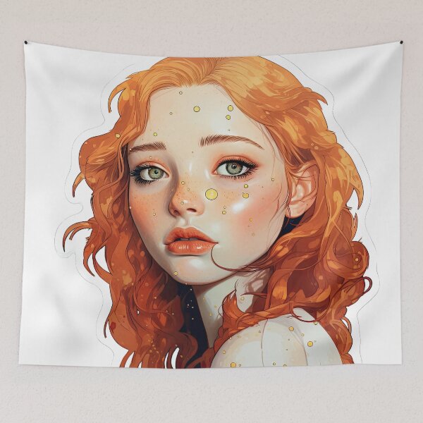 Item preview, Girl with freckles designed and sold by abmkf.