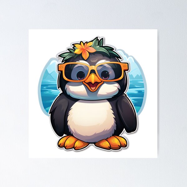 Item preview, penguin lover Sticker designed and sold by EnigmaStitcher.