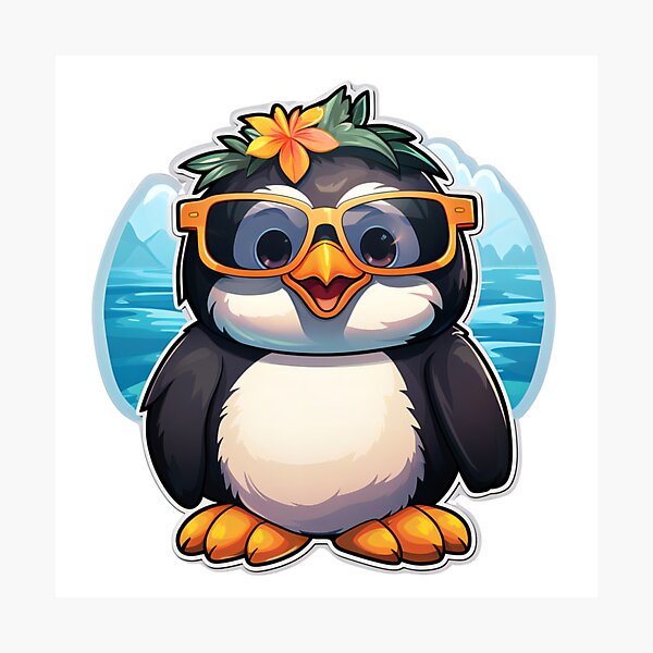 Item preview, penguin lover Sticker designed and sold by EnigmaStitcher.
