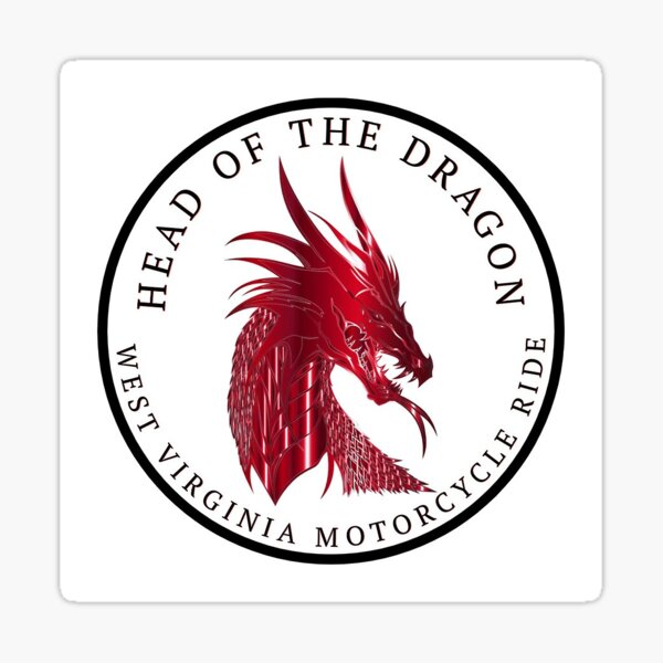 Head of the Dragon Logo 2 Sticker