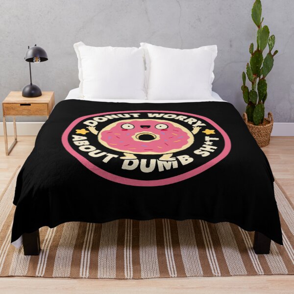 Item preview, Donut Worry About Dumb Shit by Tobe Fonseca designed and sold by Tobe Fonseca®.