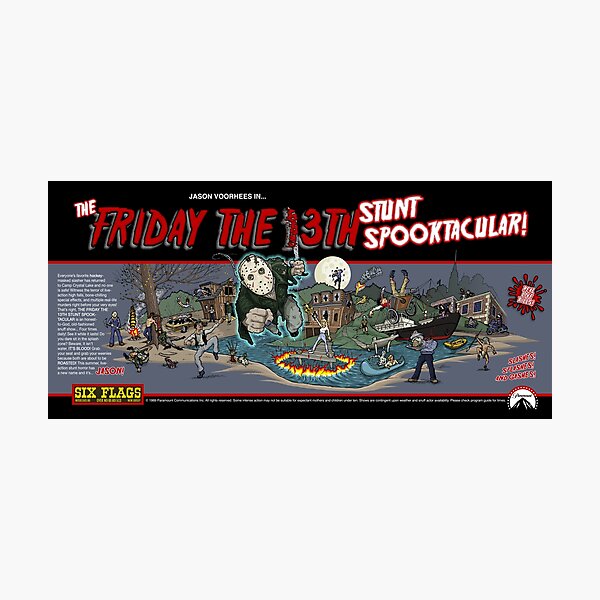 THE FRIDAY THE 13TH STUNT SPOOKTACULAR Photographic Print