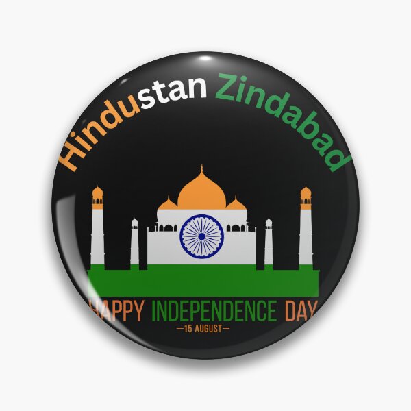 Item preview,  Indian Flag, Independence Day,  Long Live India, Hindustan Zindabad, Indian Patriotism, Victory to India, Indian Pride designed and sold by Right-UR.