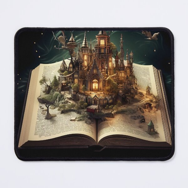 Item preview, Open Book Fantasy Castle designed and sold by dcrc.