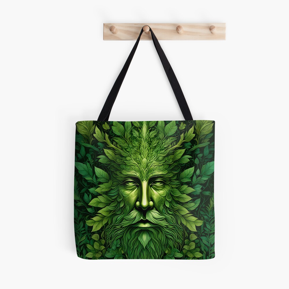 Green Man Eco Tote Bag — Star Magnolias