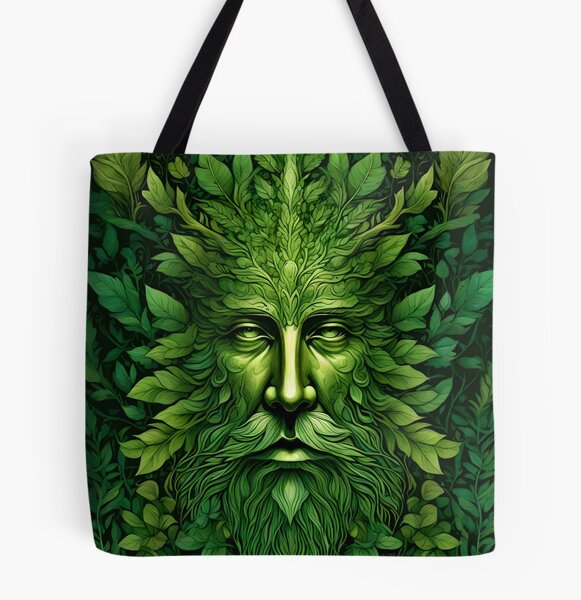 Green Man Eco Tote Bag — Star Magnolias