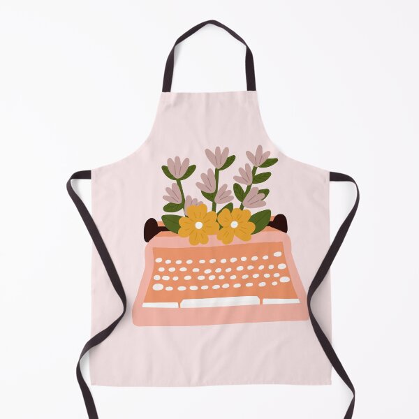 Item preview, Pink typewriter with flowers designed and sold by BookishSpace1.