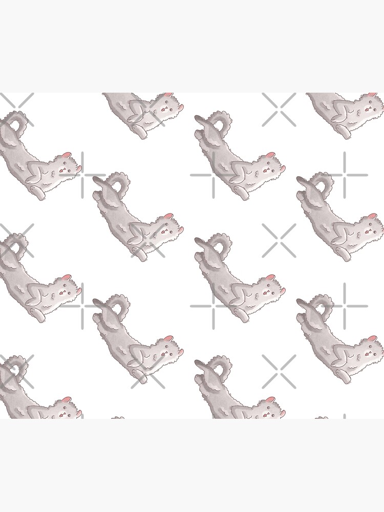 Thumbnail 6 of 6, Pet Blanket, White american curl designed and sold by FelineEmporium.