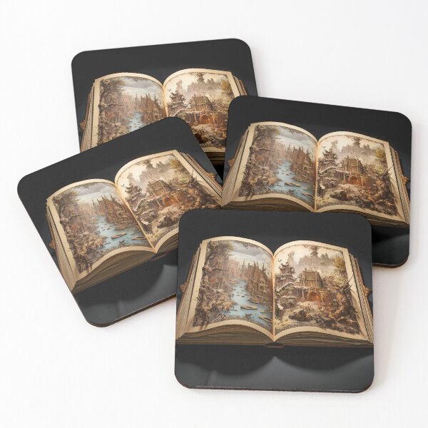 Item preview, Open Book Fantasy Scenes designed and sold by dcrc.