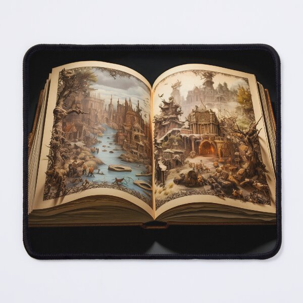 Item preview, Open Book Fantasy Scenes designed and sold by dcrc.