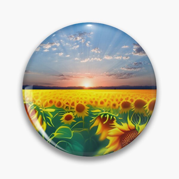 Item preview, Sunflower field at sunrise designed and sold by GasconyPassion.