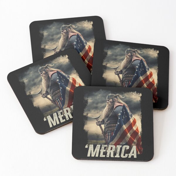 Item preview, Merica Viking Patriotic Warrior Army Veteran designed and sold by NoLimit-Merica.