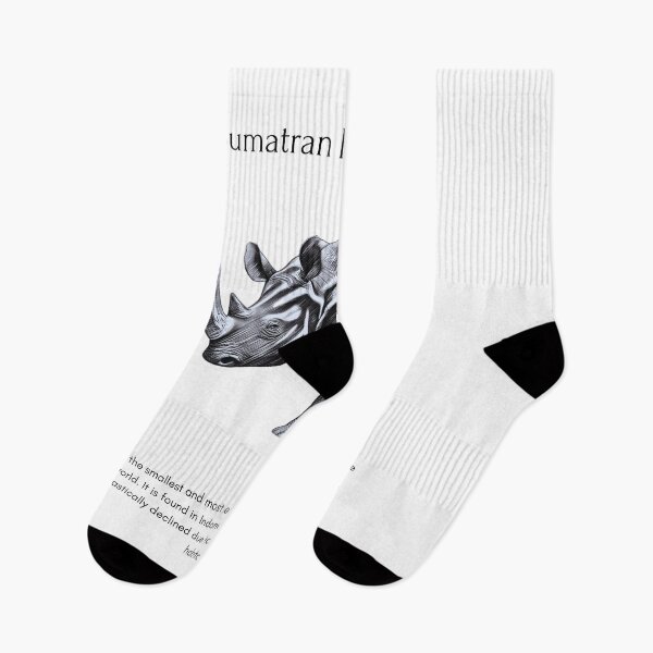 Item preview, A Sumatran Rhinoceros - Endangered Animals  designed and sold by IguaranDesign.