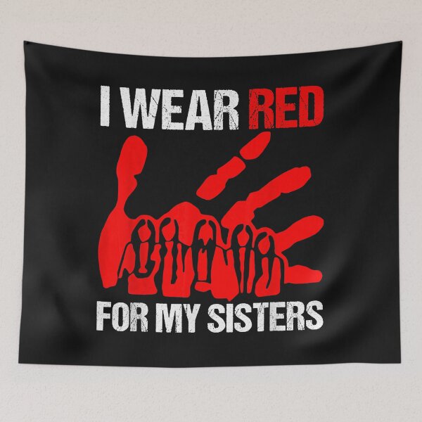 Item preview, My Sister Native American Stop MMIW Red Hand designed and sold by mainana78.